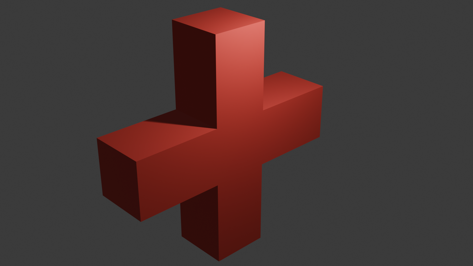 红十字模型 Blender 建模作品
