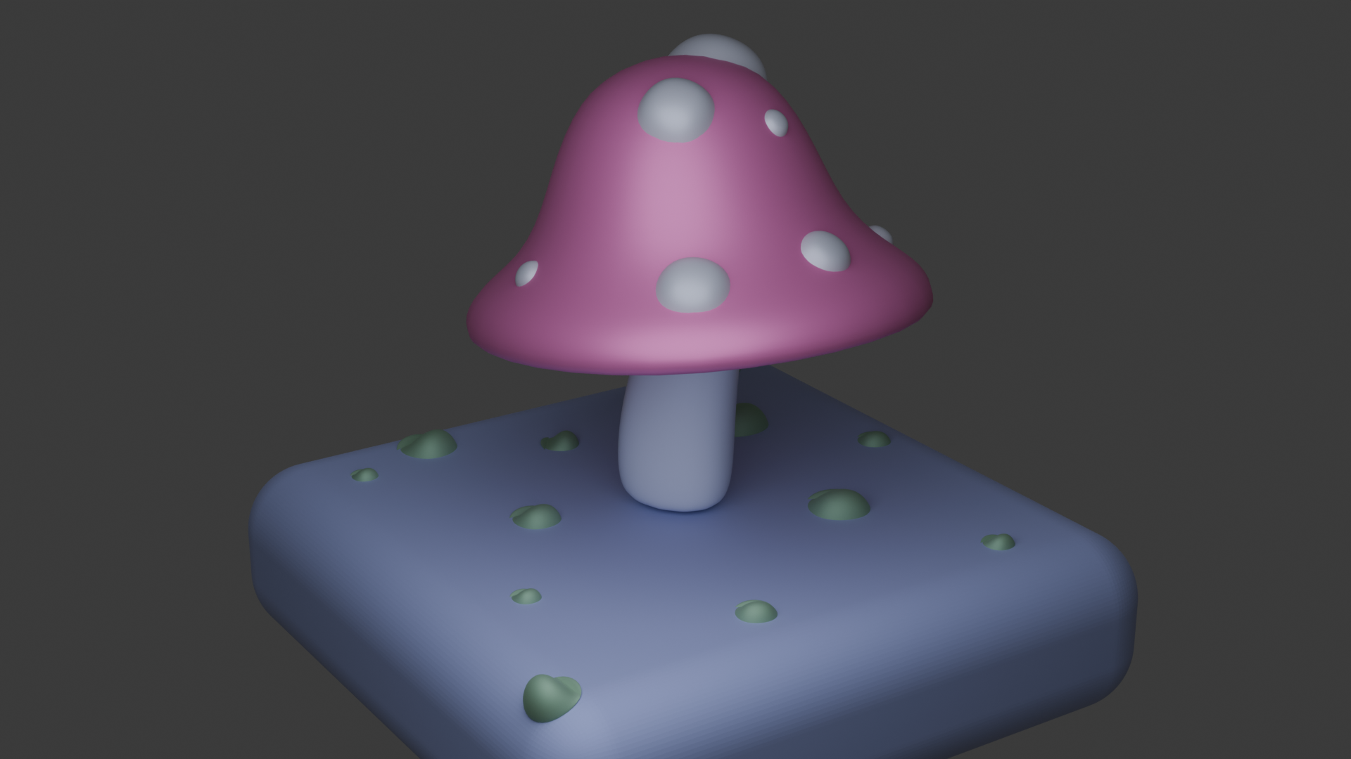 蘑菇 Blender 建模作品