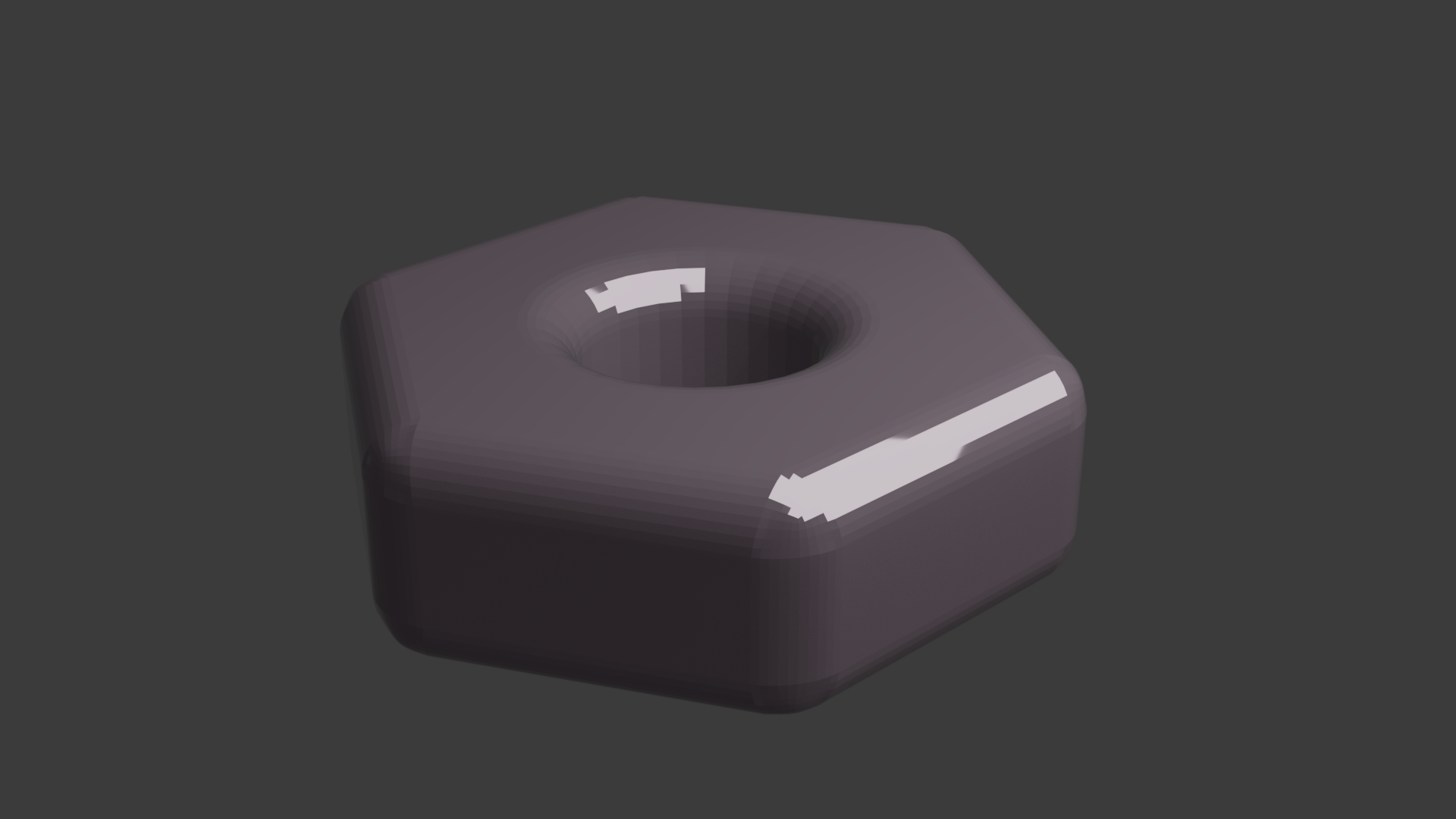 螺母 Blender 建模作品